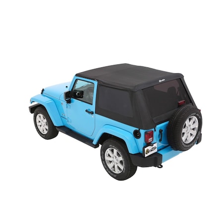 Bestop Trektop Slantback Soft Top For Jeep 2007-2018 Wrangler JK 2 Door 56852-35